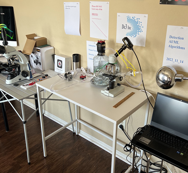 liquid viewing and detection